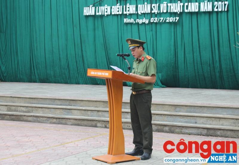 Ban huấn luyện khai mạc huấn luyện