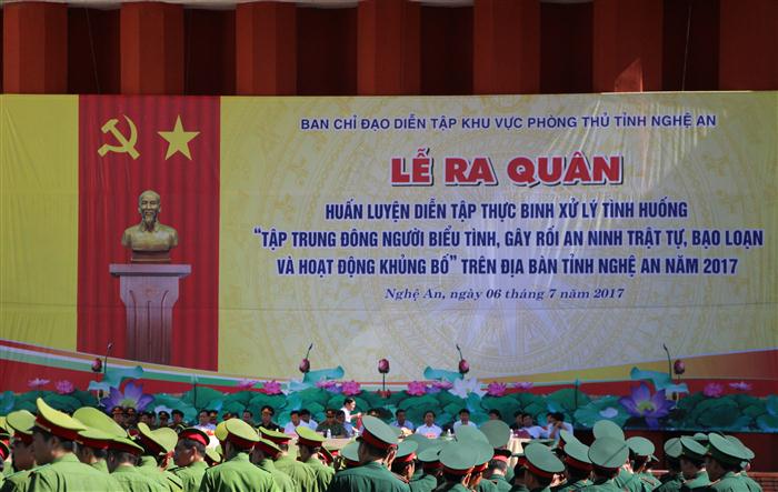 Ra quân huấn luyện thực binh A2 năm 2017