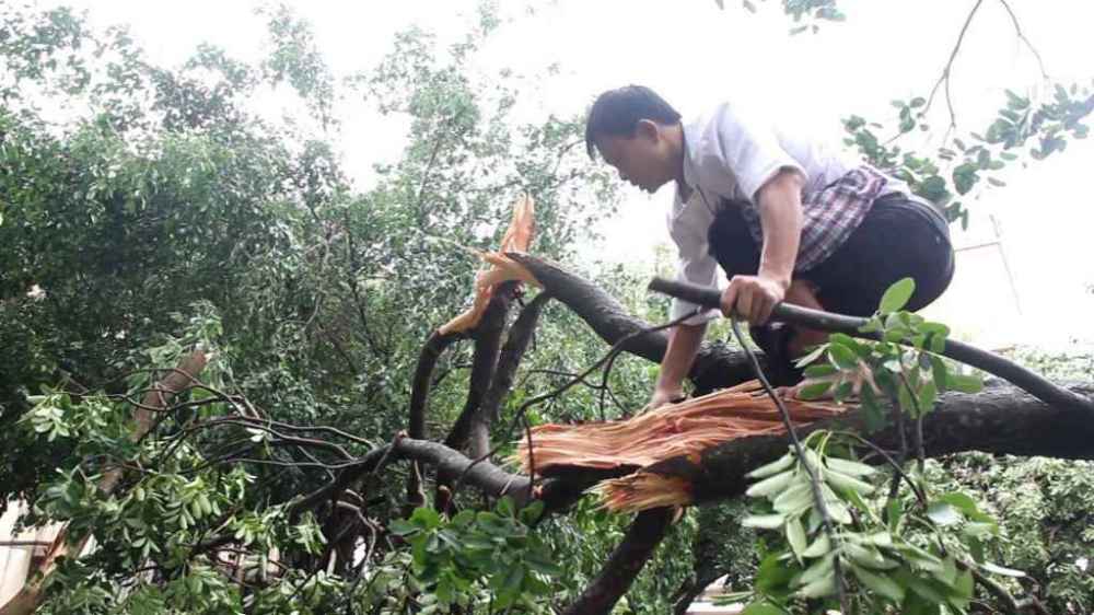 Hơi nguy hiểm tí nhưng phải khắc phục để dọn cho nhanh