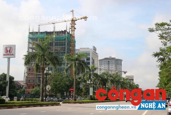 Cần siết chặt cấp phép dự án nhà cao tầng khu vực trung tâm TP Vinh