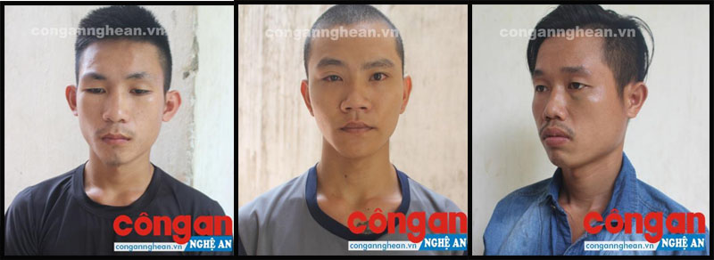 Các đối tượng gây án bị bắt giữ