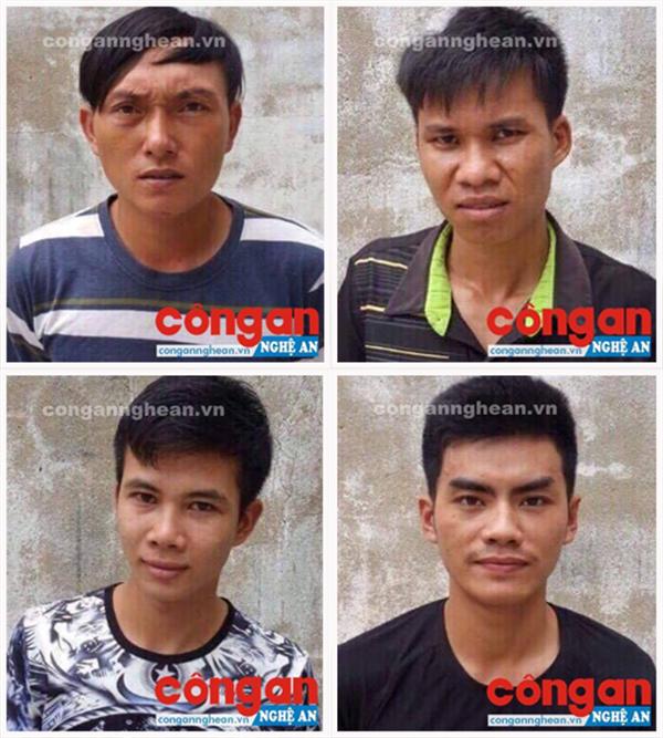 Một số đối tượng trong ổ nhóm trộm tài sản bị tạm giữ tại cơ quan Công an