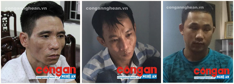 Các đối tượng: Đỗ Quang Thành, Nguyễn Quang Bích và Mai Đình Phước