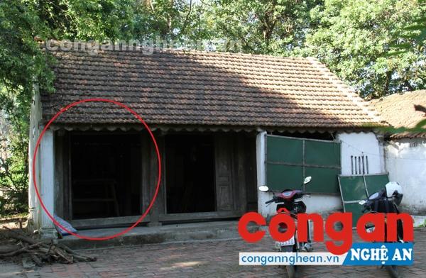 Gian nhà bà Nguyễn Thị Tịu mượn để thờ chồng liệt sỹ đã xuống cấp