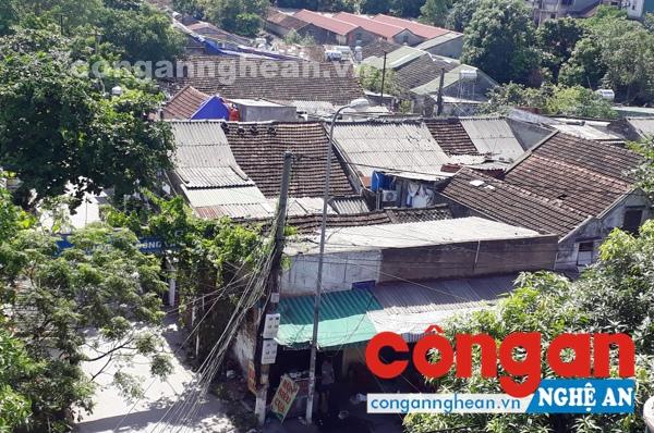 Một góc Khu tập thể Xí nghiệp may Việt Đức