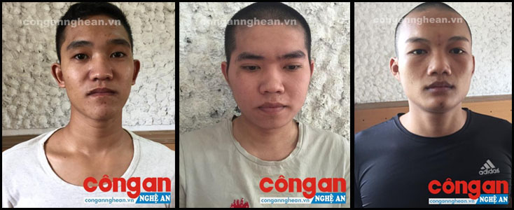 Các đối tượng Phan Văn Cao, Nguyễn Vũ Linh và Nguyễn Chí Tú