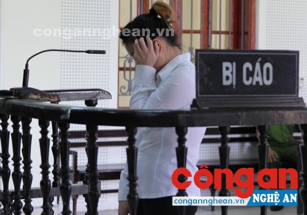 Bị cáo Lô Thị Kim tại phiên tòa