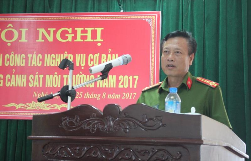 Tập huấn công tác nghiệp vụ cơ bản cho lực lượng Cảnh sát Môi trường