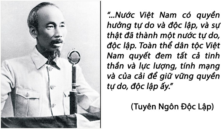 Bản Tuyên ngôn độc lập - Minh chứng hùng hồn chống lại các luận điệu xuyên tạc