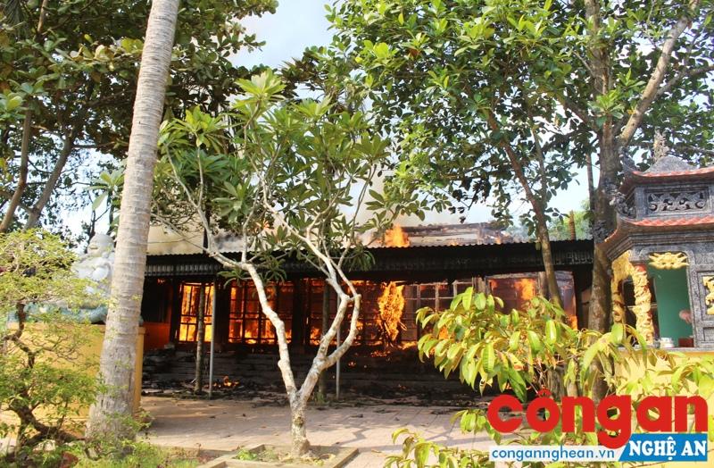 Tại hiện trường vụ cháy