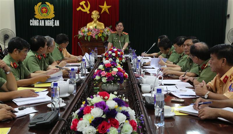 Ban chỉ đạo phòng chống thiên tai Trung ương làm việc tại Nghệ An