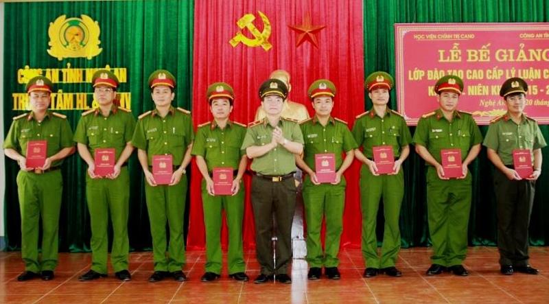 Bế giảng lớp đào tạo trình độ Cao cấp Lí luận chính trị khóa 3 tại Nghệ An
