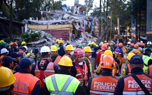 Mexico lại xảy ra động đất mạnh, công tác cứu hộ phải tạm ngừng