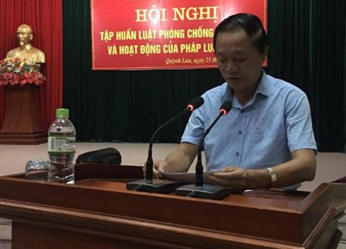 Tập huấn Luật phòng chống khủng bố và hoạt động của Pháp luân công