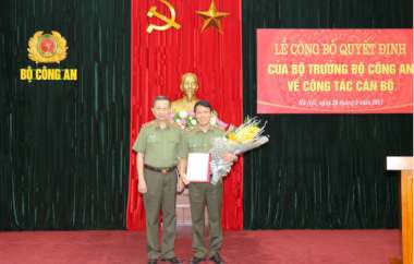 Công bố Quyết định bổ nhiệm Chánh Văn phòng Bộ Công an