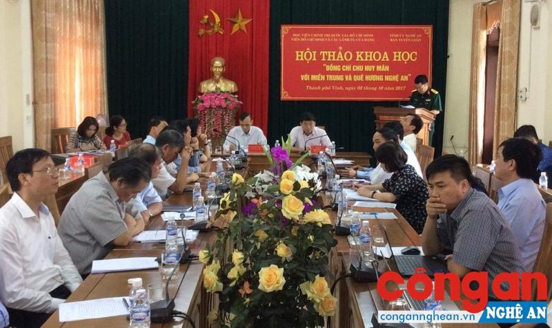 Hội thảo khoa học về Đại tướng Chu Huy Mân và nữ chiến sỹ cộng sản Nguyễn Thị Minh Khai