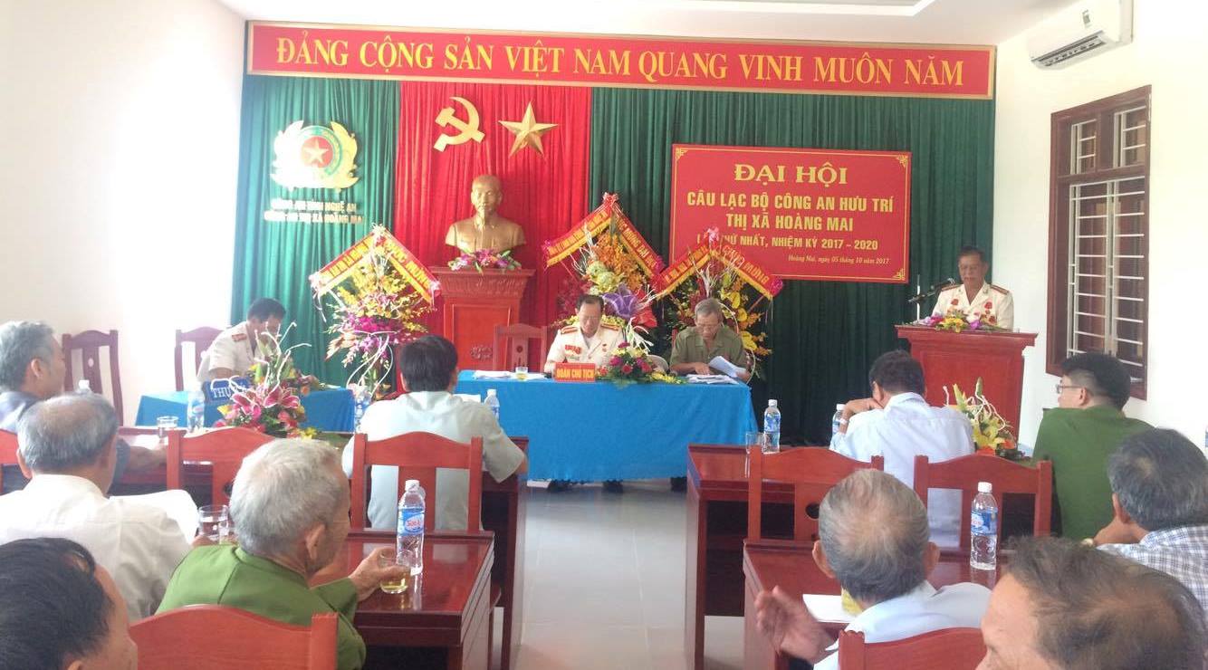 Đại hội CLB Công an hưu trí TX Hoàng Mai