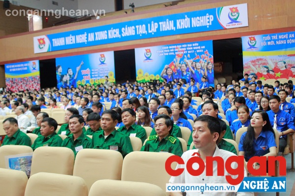 Đại biểu các tổ chức đoàn tham dự đại hội