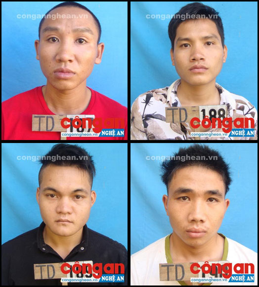 Các đối tượng mua bán, tàng trữ trái phép chất ma túy bị bắt giữ