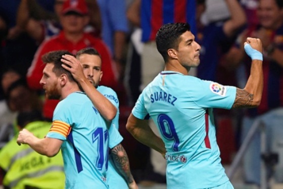 Atletico - Barca: 'Cứu tinh' Suarez giúp Barca giành được 1 điểm