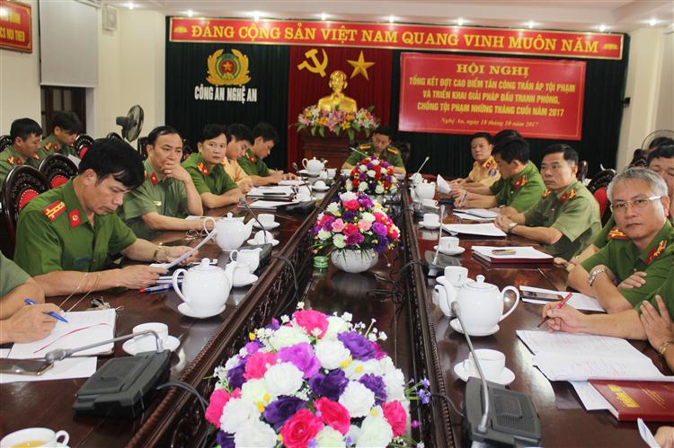 Tổng kết đợt cao điểm tấn công trấn áp tội phạm