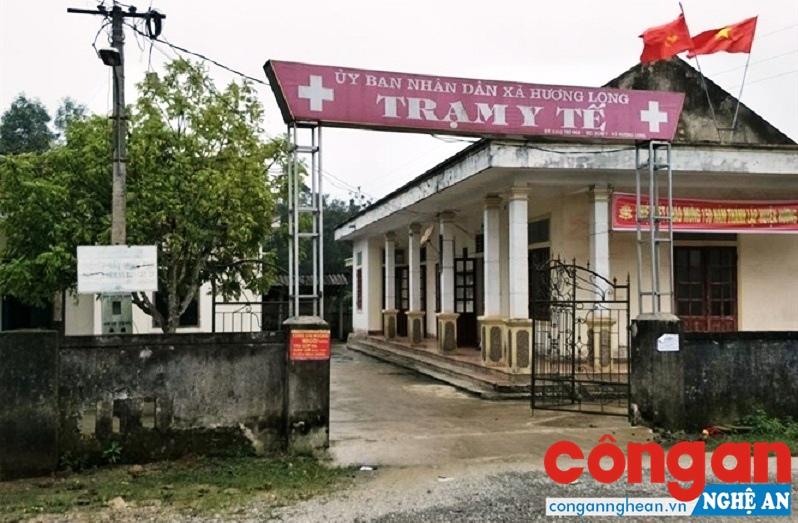 Trạm y tế xã Hương Long, nơi xảy ra sự việc