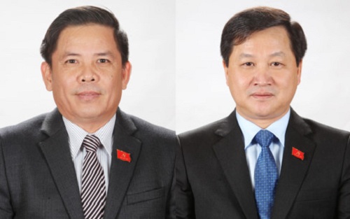Ông Nguyễn Văn Thể và ông Lê Minh Khái.