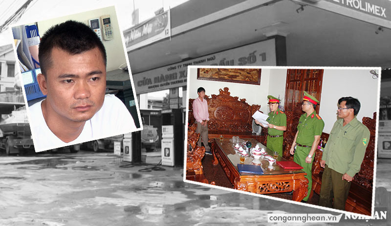 Khởi tố các đối tượng trong đường dây làm giả xăng dầu tại Nghệ An