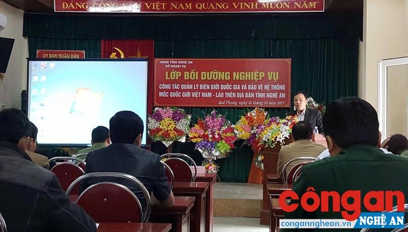 Bồi dưỡng nghiệp vụ công tác quản lý biên giới quốc gia