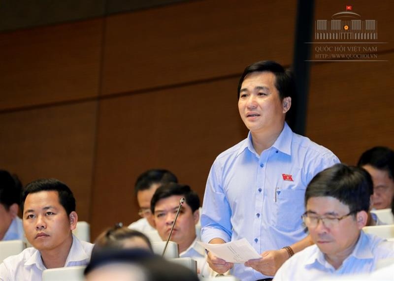 Đại biểu Quốc hội Dương Minh Tuấn- tỉnh Bà Rịa – Vũng Tàu phát biểu ý kiến