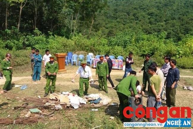 Tiêu hủy vũ khí, vật liệu nổ