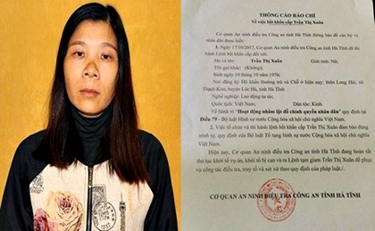 Trần Thị Xuân ăn năn, hối cải và mong muốn làm lại cuộc đời