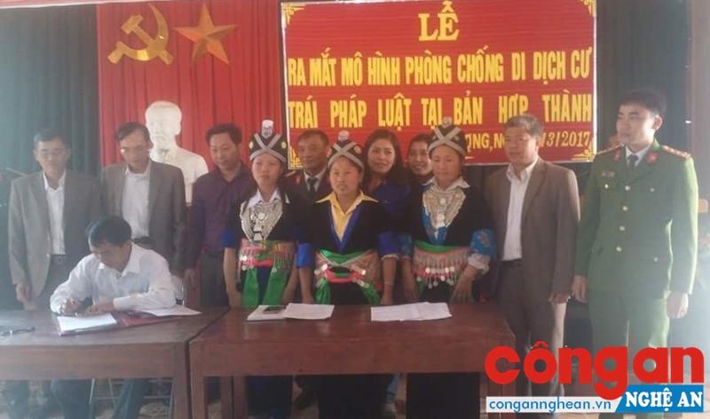 Ra mắt mô hình chống di dịch cư tại huyện Tương Dương