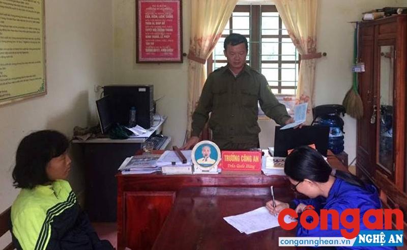 Trưởng Công an xã hết lòng vì công việc