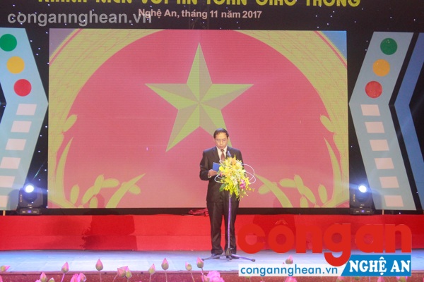 Đồng chí Hoàng Quốc Hào- Giám đốc Sở Tư pháp, Trưởng BTC tổng kết Hội thi