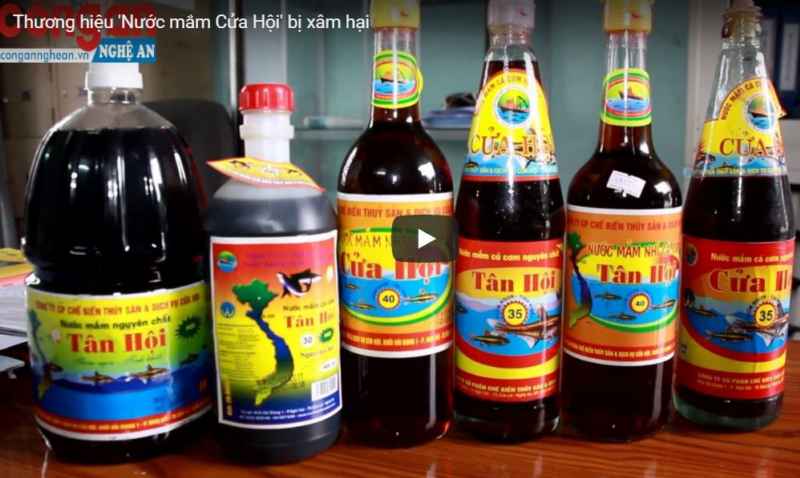 Về việc thương hiệu 'Nước mắm Cửa Hội' bị xâm hại