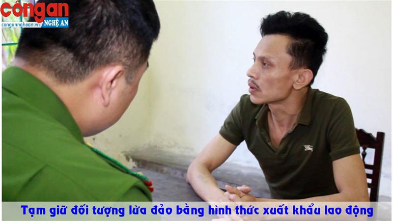 Tạm giữ đối tượng lừa đảo