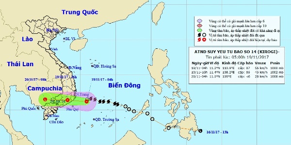Bão số 14 suy yếu, cảnh báo mưa lũ lớn