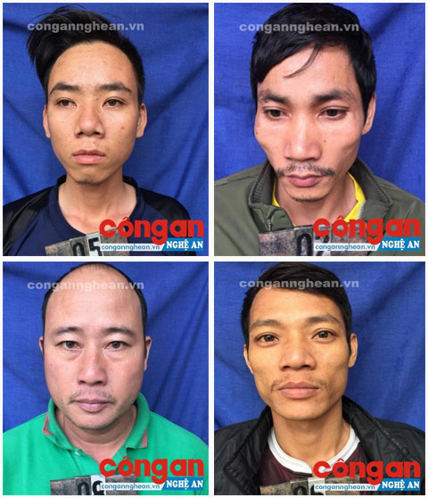 Một số đối tượng bị bắt trong Chuyên án