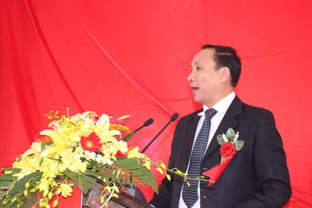 Ông Phạm Trường Giang - Giám đốc Vùng miền Bắc Công ty Nguyễn Kim - phát biểu