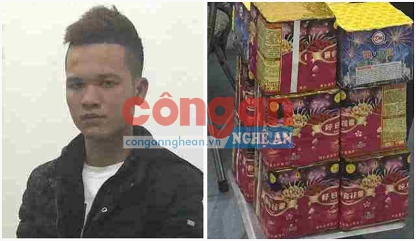 Bắt đối tượng vận chuyển gần 20kg pháo