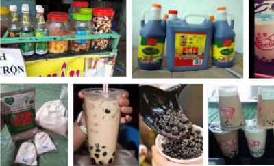 Cẩn thận với trà sữa làm từ nguyên liệu trôi nổi