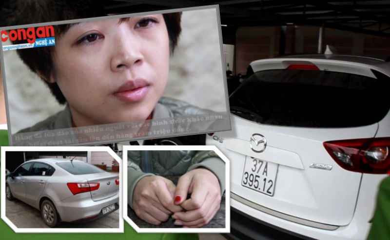 Không những thuê xe ô tô, xe máy tự lái để cầm cố, Hằng còn nhận chạy vào đại học cho các nạn nhân nhẹ dạ