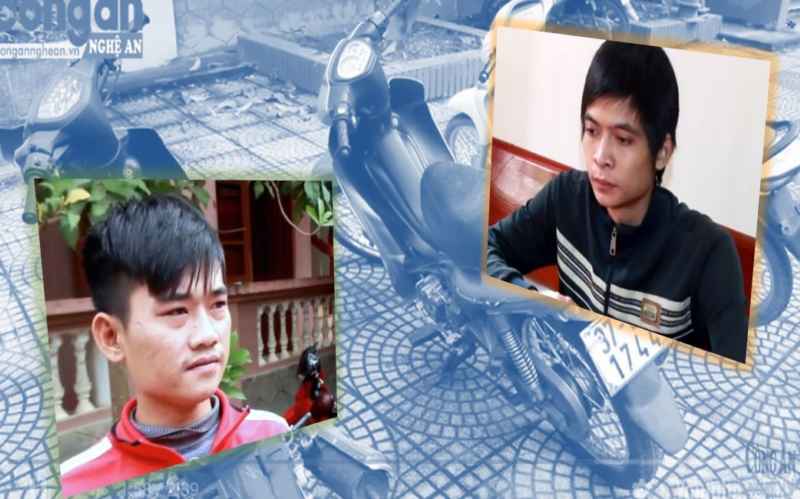Hai thanh niên trộm xe máy để kiếm tiền... 'đập đá'