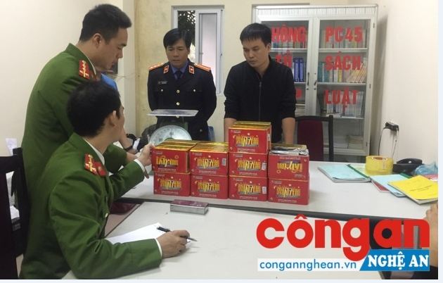 Mang hơn 170 kg pháo từ Quảng Ninh về Nghệ An tiêu thụ
