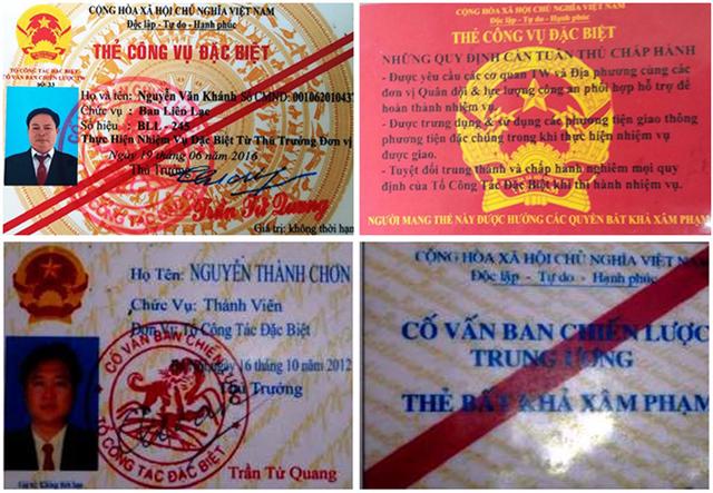 Cảnh giác với thủ đoạn làm giả thẻ công vụ để lừa đảo