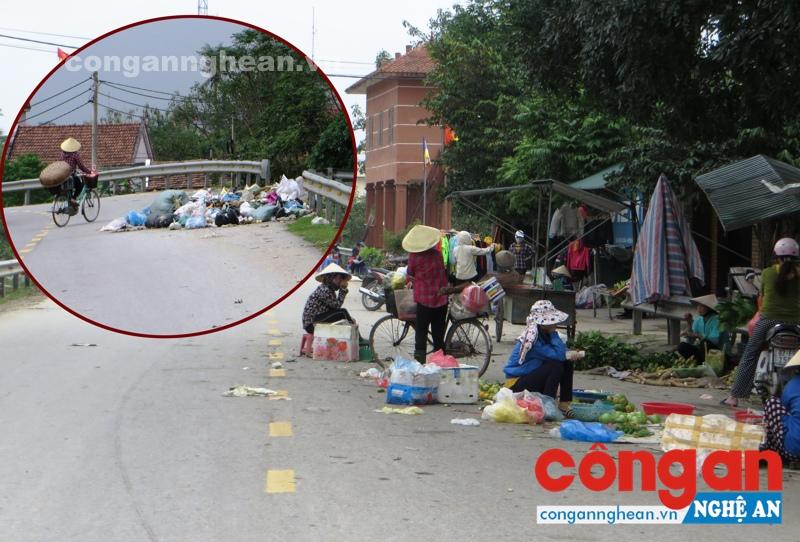 Lấn đường 'họp chợ'