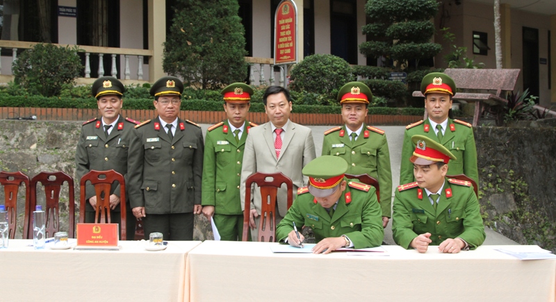 Công an huyện Tương Dương ra quân mở đợt cao điểm tấn công trấn áp tội phạm