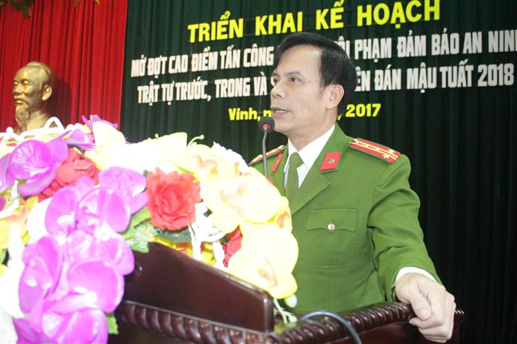 Mở đợt cao điểm tấn công trấn áp tội phạm, đảm bảo ANTT trước, trong và sau Tết