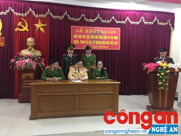 Tổ chức ký cam kết giữa các tổ, đội công tác